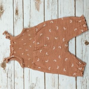 Grayson Mini Copper Rainbows Romper 0-3M